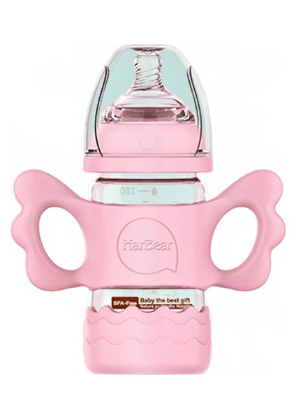 1PSC180ML Çocuk Cam Şişesi, Geniş Çapı Anti-Fall Sütten Kesme Cihazı, Çift Kullanımlı Anne ve Bebek Ürünleri (Yurt Dışından)