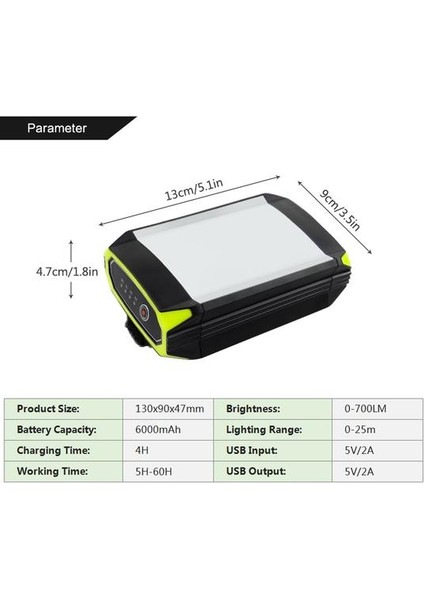 Mobil Güç Bankası El Feneri USB Bağlantı Noktası Kamp Çadır Işık Açık Taşınabilir Asılı Lamba 30 Leds Fener Kamp Işık | Taşınabilir Fenerler (Balck) (Yurt Dışından)