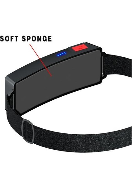 12 W Cob Binme Far Koşu Kafası Işık 1200 Mah USB Şarj Edilebilir Çalışma Işığı 3 Modları Uyarı Strobe Kamp Işığı | Farlar (Yurt Dışından)