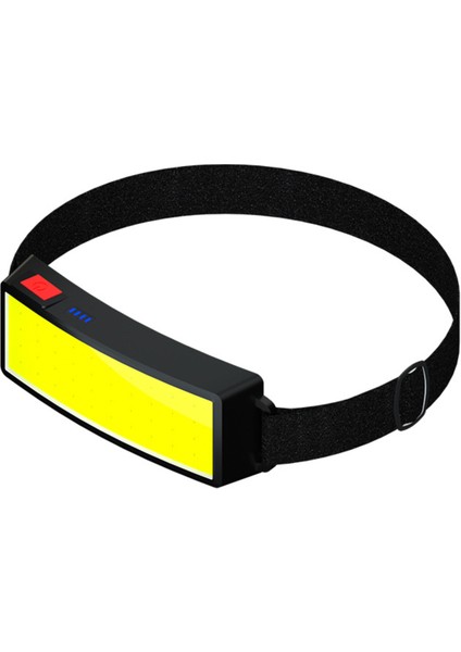 12 W Cob Binme Far Koşu Kafası Işık 1200 Mah USB Şarj Edilebilir Çalışma Işığı 3 Modları Uyarı Strobe Kamp Işığı | Farlar (Yurt Dışından)