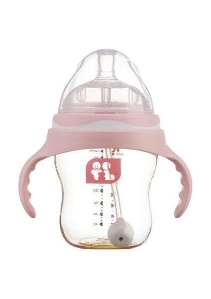 1PSC240ML Anti-Damla Ppsu Şişesi, Anne Sütü Anti-Boktan ve Anti-Flatulans Sütten Kesme Cihazı, Büyük Kapasiteli Anne ve Bebek Ürünleri Taklit Edilmesi (Yurt Dışından)