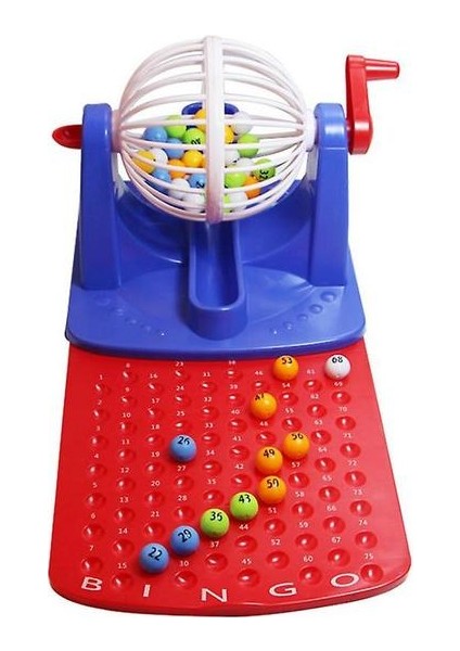 Bingo Tumbler Lotto Piyango Makinesi 75 Numaralı Topları 4 Kartlar Aile Oyunları (Yurt Dışından) fırsatları