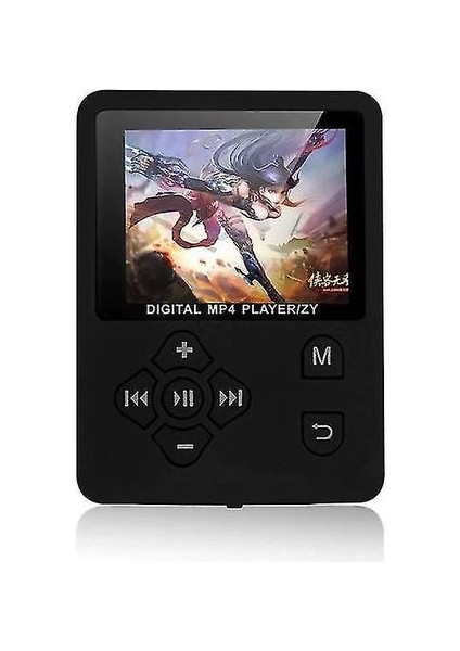 Mini Mp3 Çalar 32G Tf Kart 1.8 Mp3 Çalar (Siyah) (Yurt Dışından)