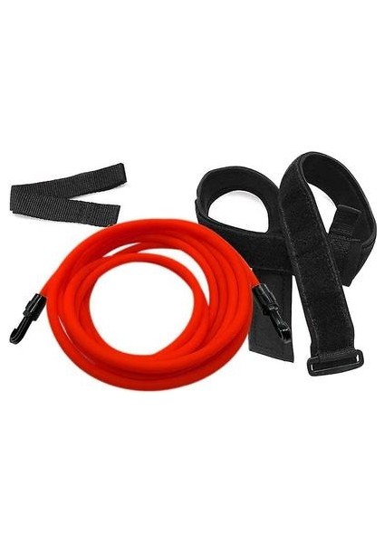 Yüzme Eğitim Kemerleri Yüzme Bungee Cords Direnç Bantları Yüzme Eğitim Ekipmanları (Kırmızı) (Yurt Dışından)