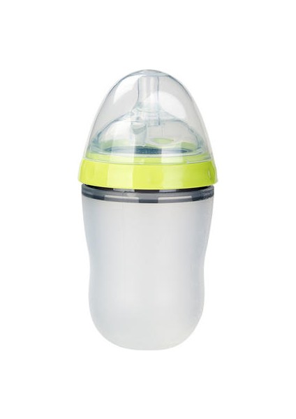 150ML/250ML Besleme Şişesi, Bebek Silikon Besleme Şişesi Için Uygun Geniş Kalibreli Anti-Colic (Yurt Dışından)
