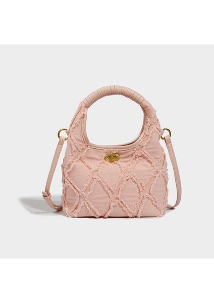 Denim Niş Tasarım Çantaları, Elmas Tote Çanta Messenger Çantası, Kova Tote Dilenci Çantası (Yurt Dışından)