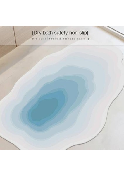 Diatom Çamur Emici Zemin Paspasları, Düzensiz Şekil Ev Banyo Tuvalet Tuvalet Paspasları (Yurt Dışından) modelleri