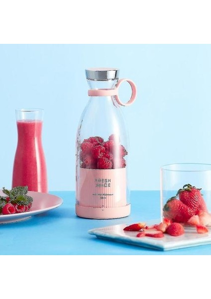Taşınabilir Elektrikli Meyve Sıkacağı Blender USB Mini Meyve Sıkacağı Gıda Sarsıntı Çok Fonksiyonlu Yüksek Kalite (Yurt Dışından)