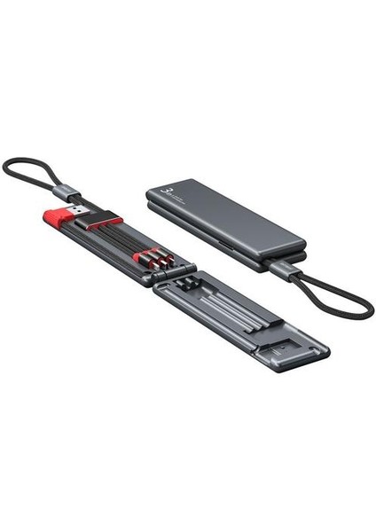 Siyah 3 1 USB Kablo Tipi C Mikro Hızlı Şarj Kablosu Naylon Tel Manyetik Kutu Veri Hattı Yıldırım iphone Huawei Samsung Xiaomi (Yurt Dışından)