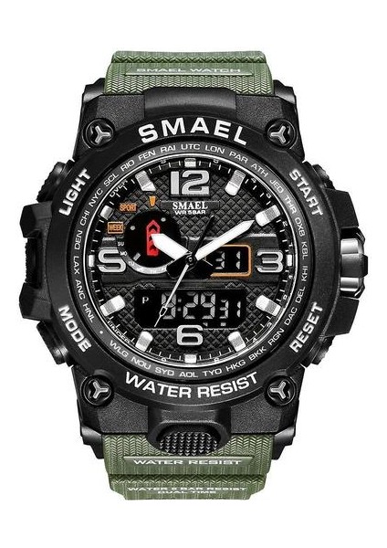 Erkekler Askeri Izle, Su Geçirmez Spor LED Kuvars Saati (Gri) (Yurt Dışından)