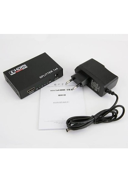 HDMI Ayırıcı, 1 Giriş ve 4 Çıkış, 1080P Ekran Ayırıcı (Yurt Dışından)