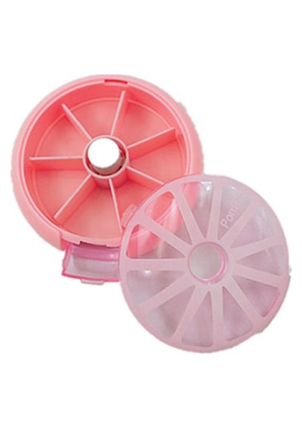 3pcs Bir Hafta Taşınabilir 7 Pusht-To-Rotate Mini Tıp Kutusu, Haplar Tıp Kutusu'na Paketlenmiştir (Yurt Dışından)