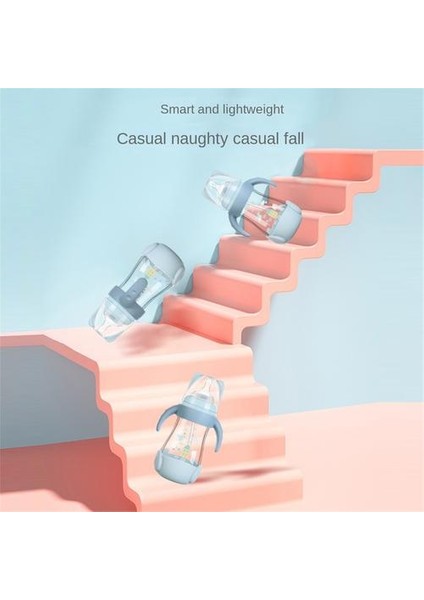 1PSC240ML Dalgalı Depreye Dayanıklı Cam Şişe, Taşınabilir Sütten Kesme Cihazı, Çizgi Film Bebek Ürünleri (Yurt Dışından) modelleri