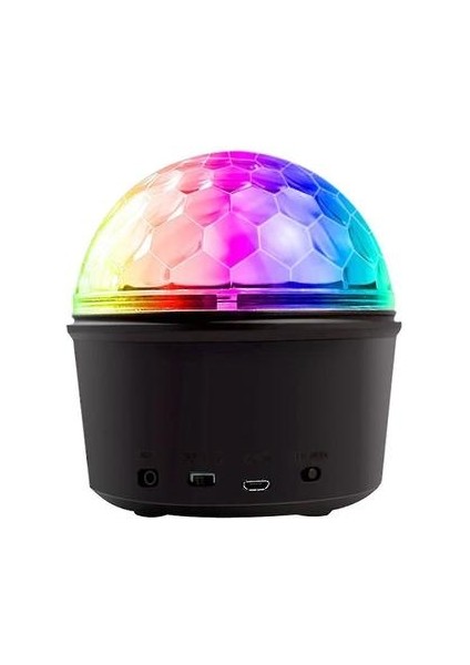 Temizle Ses Hoparlörler 12 W Kablosuz Bluetooth Rgb LED Parti Disko Kristal Hoparlör Sihirli Top Etkisi Müzik Sahne Işık Ses (Yurt Dışından)