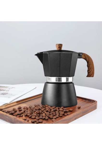 150 ml Pratik Alüminyum Kahve Makinesi Moka Kahve Pot Espresso Percolator Pot Elektrikli Sobalar Için Uygun Gaz Sobaları | Kahve Tencere (Yurt Dışından)