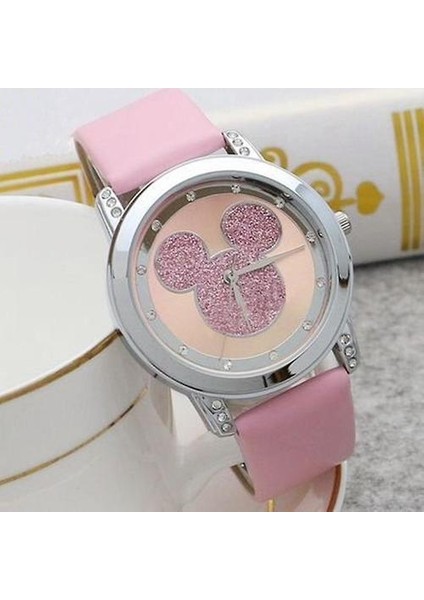 Steel Quartz Watch Cartoon Crystal Diamond Ladies Öğrenci Kadınlar (Gümüş Altın) (Yurt Dışından) fiyatları