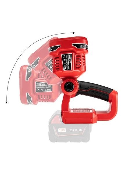 LED Çalışma Işığı El Feneri Kamp Spot Milwaukee M18SLED 0 M18 Için USB Acil Aydınlatma 0 M18 18 V Akü | Taşınabilir Fenerler (Yurt Dışından)