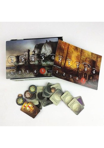 1morthe Card Board Oyununun Ingilizce Versiyonu The Resistance Avalon Bağımsız Avalon The Resistance (Yurt Dışından) fırsatları
