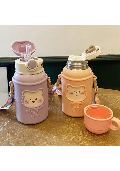 Çocuklar Için Uygun Küçük Hayvan Desenli 450ML Su Şişesi (Yurt Dışından) modelleri