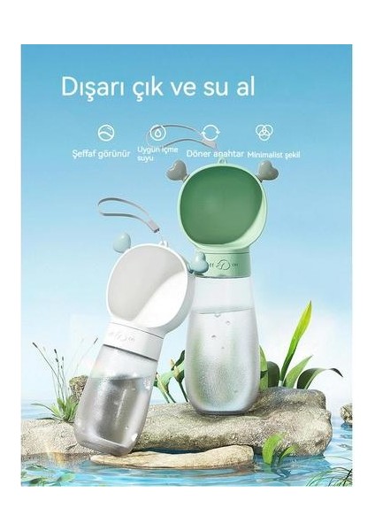 Köpek Taşınabilir Su Şişesi Dışarı Çıkmak (Yurt Dışından)
