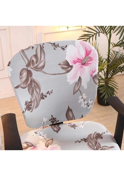 Bilgisayar Ofis Koltuğu Evrensel Polyester Sandalye Slipcovers Kapakları (Yurt Dışından)