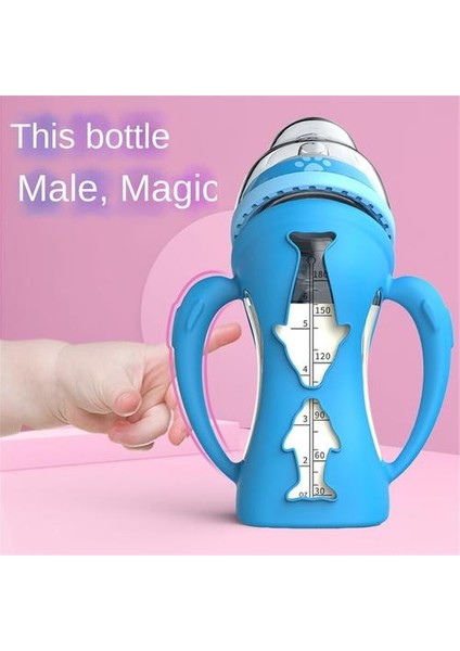1PSC240ML Anti-Damla Cam Süt Şişesi, Anne ve Bebek Için Sıcaklık, Yağlama Önleyici ve Anti-Blacuklu Ürünleri Algılamak Için Geniş Çaplı Sütten Kesme Cihazı (Yurt Dışından) fiyatları