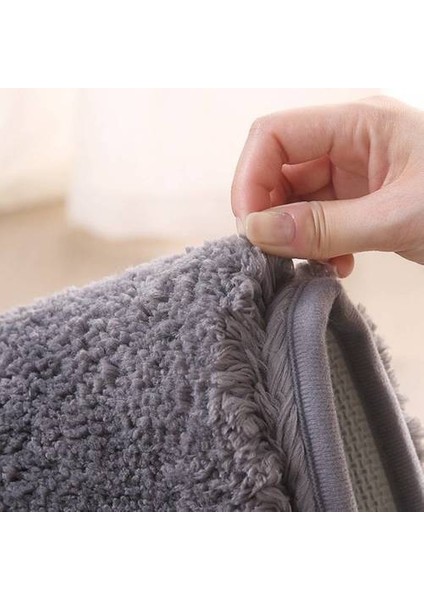 Yüksek Peluş Kalınlaştırılmış Zemin Paspası, Basit Mutfak Banyo Kapı Paspası, Banyo Kayma Anti-Kayma Paspas Emici Ayak Paspası (Yurt Dışından) fırsatları