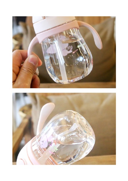 301ML Saman, Saplı, Ölçekli, Damla Önleyici, Taşınabilir, Çizgi Film Desenli Çocuklar Için Uygun Su Bardağı Su Bardağı (Yurt Dışından) modelleri