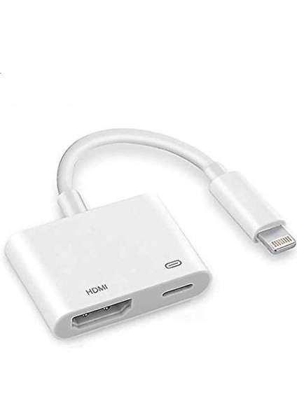 Sunrain Dijital Av HDMI Adaptörü, Apple Mfi Sertifikalı Iphone Lightning'den HDMI Konektörüne Uyumlu (Yurt Dışından)