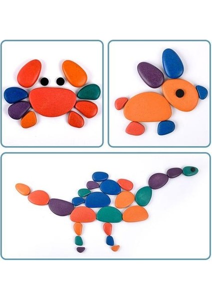 Ahşap Oyuncak Taş Çakıllar Montessori Çakıllar Jenga Gökkuşağı Ahşap Oyuncak Çakıl Istifleme Oyunu Eğitici Oyuncaklar Bebek Çocuk Renk Sıralama | (Yurt Dışından) modelleri