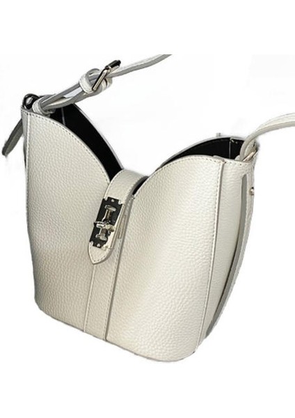 Azınlık Tasarımı Inci Zinciri Kova Çantası, Şeker Renk Tek Omuz Crossbody Çantası (Yurt Dışından)