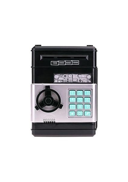 Elektronik Şifre Kumbara Para Kutusu Nakit Para Otomatik Mevduat Banknot Para Tasarruf Makinası Banka Güvenli Kutu | Para Kutuları (13.5 * 12 * 19) (Yurt Dışından)