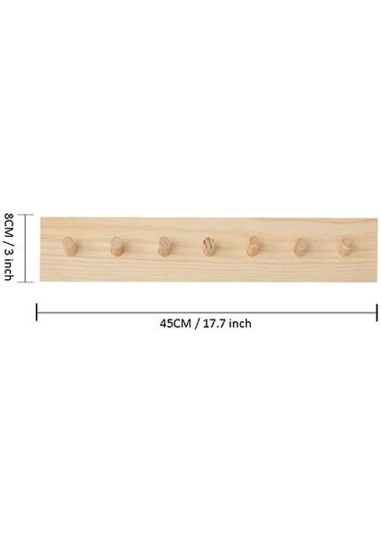 Duvara Monte Ceket Şapka Raf Kanca Ahşap Entryway Askı Yatak Odası Banyo Robe Rafları Mutfak Havlu Askı (Yurt Dışından) fırsatları
