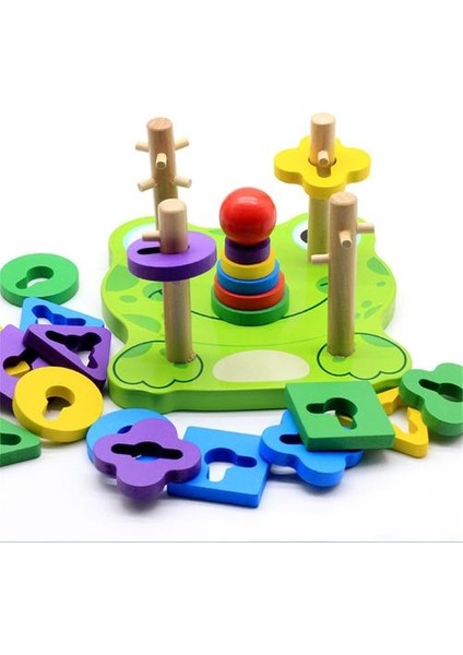 Eğitim Toddler Oyuncaklar 3 4 5 Yaşındaki Çocuk Şekli Renk Tanıma Geometrik Kurul Blokları Yığını Sıralama Toksik Olmayan Oyuncak | Ahşap Bloklar (Yurt Dışından) modelleri