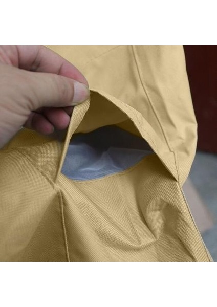 Açık Tek Sallanan Sandalye Toz Kapağı, 210D Veranda Bahçe Mobilyası Güneş Kremi ve Yağmur Kapağı (Yurt Dışından)