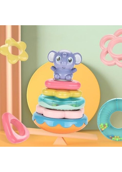 Müzikal Oyuncak Bebek Çıngıraklar Bebek Interaktif Istifleme Yüzük Kulesi Erken Öğrenme Fil Yürüyor Eğitim Tumbler Oyuncak Hediye (Yurt Dışından) modelleri
