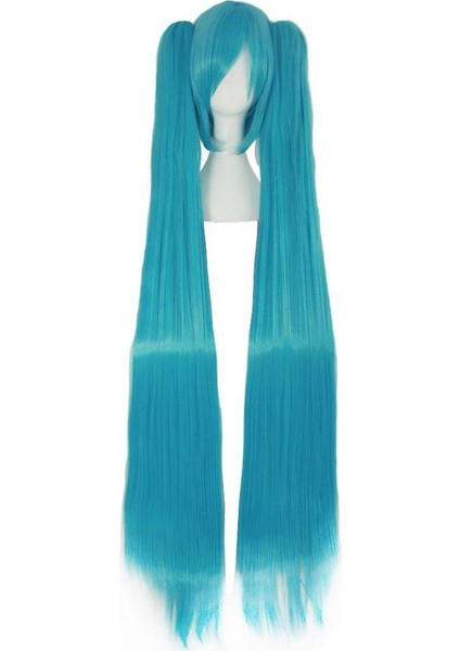 Cosplay Peruk Vocaloid Aqua Blue Hatsune Miku Hatsune Miku (Yurt Dışından)