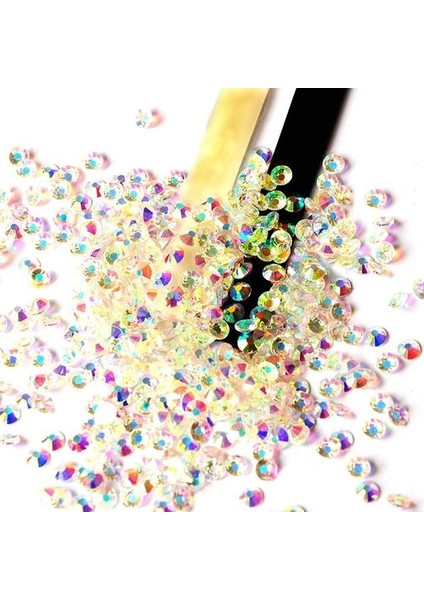 1440 Adet Şeffaf Ab Farklı Boyutları Kristal Rhinestone Elmas Gem 3D Glitter Nail Art Dekorasyon Güzellik Strass | Rhinestones & Amp;süslemeler (Yurt Dışından)