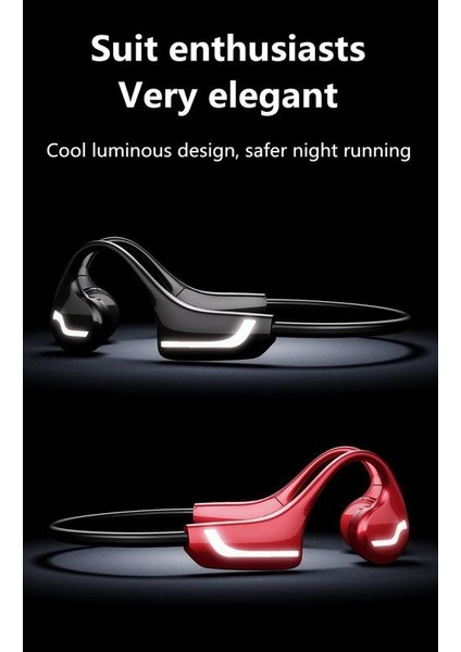 Huawei Xiaomi Kablosuz Kulaklık Kemik Tasarım Bluetooth 5.0 Kulaklık Anti Ter Işık Spor Stereo Eller Serbest Kulaklık | Bluetooth Kulaklık ve Amp;kulaklıklar (Yurt Dışından) modelleri
