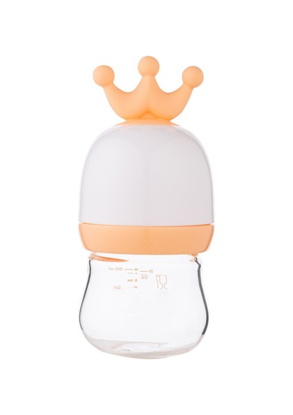 90ML Yeni Doğan Biberon, Yeni Doğan Bebek Kristal Matkap Camı Için Uygun Geniş Kalibre Bebek Tamamlayıcı Gıda Besleme Şişesi Için Uygun (Yurt Dışından)