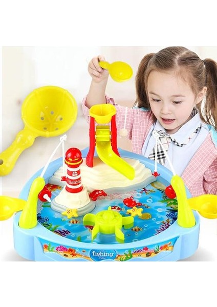 Elektrikli Su Döngüsü Bebek Balıkçılık Oyuncak Müzik ve Işık Çocuklar ile Balıkçılık Oyunu Seti Komik Klasik Oyuncaklar Çocuklar Için | Balıkçılık Oyuncakları (Yurt Dışından) modelleri