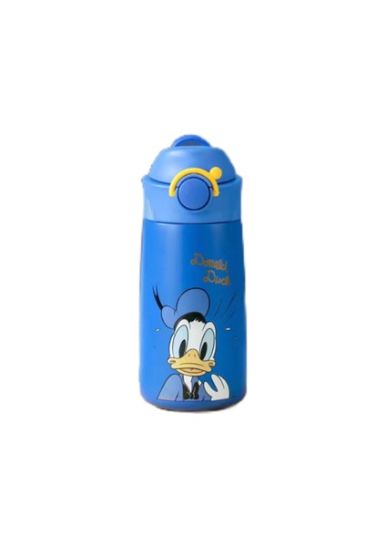 390ML316 Disney Desenli Kettle Kupası Çift Katmanlı Paslanmaz Çelik Anaokulu Için Uygun Bebek Taşınabilir Su Isıtıcı Kupası (Yurt Dışından)