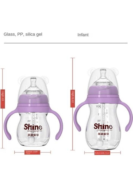 1psc Yenidoğan Bebek Cam Şişesi, Saman Sütten Kalan Sihirli Cihaz, Geniş Kalibreli Patlama Korumalı ve Yüksek Sıcaklığa Dayanıklı Maternal ve Bebek Ürünleri (Yurt Dışından) fiyatları