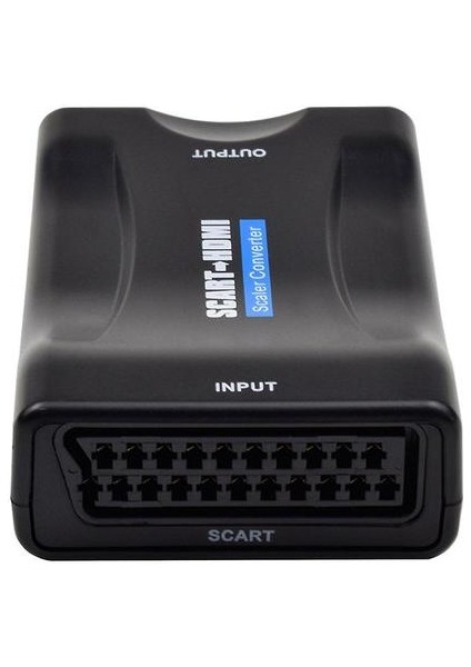DVD Tv Için Scart To HDMI Video Ölçekleyici Dönüştürücü Ses Adaptörü (Yurt Dışından)