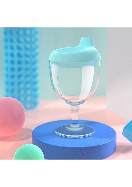 Bebek Plastik Kadeh Çocuk Şarap Cam Çocuk Toddler Suyu Bardaklar Çocuk Sütü Bardaklar Box Besleme Bebek Içmek Için Öğrenin | Şişeler (Mavi) (Yurt Dışından)