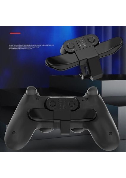 Genişletilmiş Gamepad Geri Düğme Ekleme Sadece Ps4 Için 2nd Nesil Gamepad Joystick Arka Düğmesi Turbo Anahtar Adaptörü (Siyah) (Yurt Dışından)