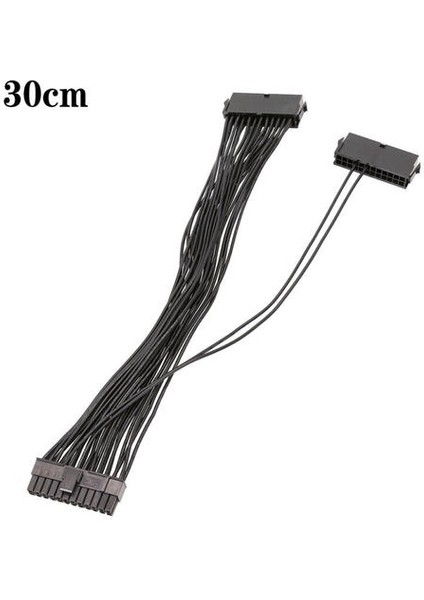 30 cm Çift Psu 24-Pin Anakart 18AWG Için Ayırıcı Kablo (Yurt Dışından)