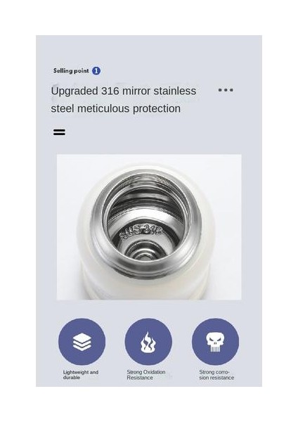 600ML Vakum Şişesi, 316 Samanlı Üç Kapak Vakum Şişesi Olan Çocuklar Için Uygun Çizgi Film Desenli Paslanmaz Çelik (Yurt Dışından) fırsatları