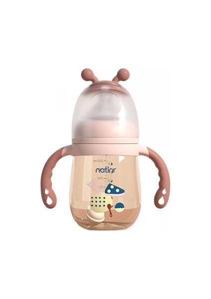 210ML Bebek Şişe Ppsu Geniş Kalibreli Silikon Emzik Yenidoğan Bebek Damla Damar Proof Plastik Bebek Hasır Ördek Gaga Su Kupası | Şişeler (Yurt Dışından)