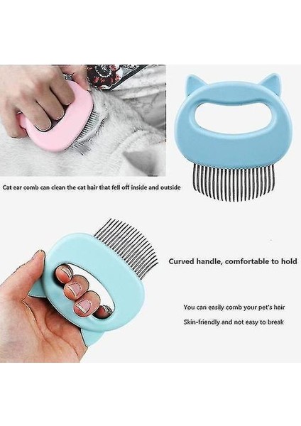 Pet Tarak Fırçaları 3 Parça Kedi Masaj Kabuk Tarak Pet Epilasyon Masaj Kabuk Tarak Sökme (Yurt Dışından) fırsatları